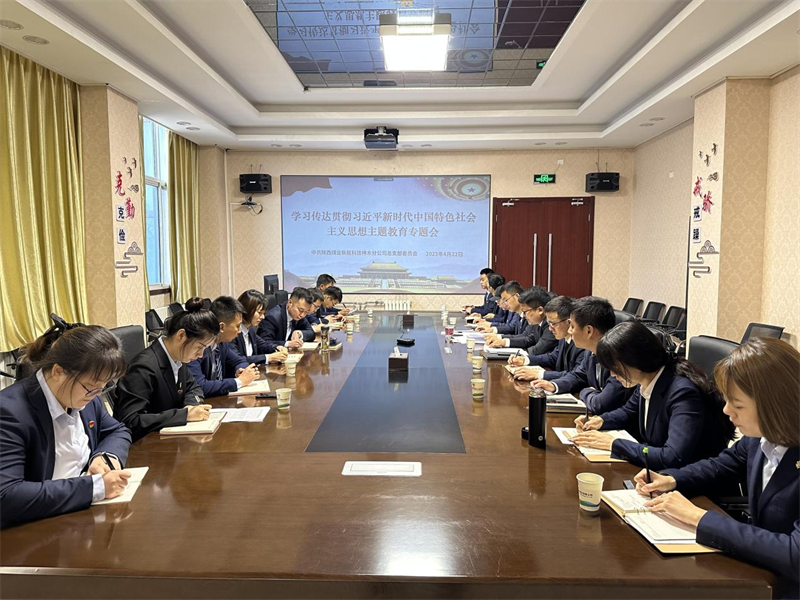 (二)公司所属各单位迅速传达学习新型能源公司主题教育动员会精神