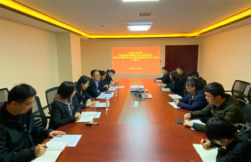 (二)公司所属各单位迅速传达学习新型能源公司主题教育动员会精神