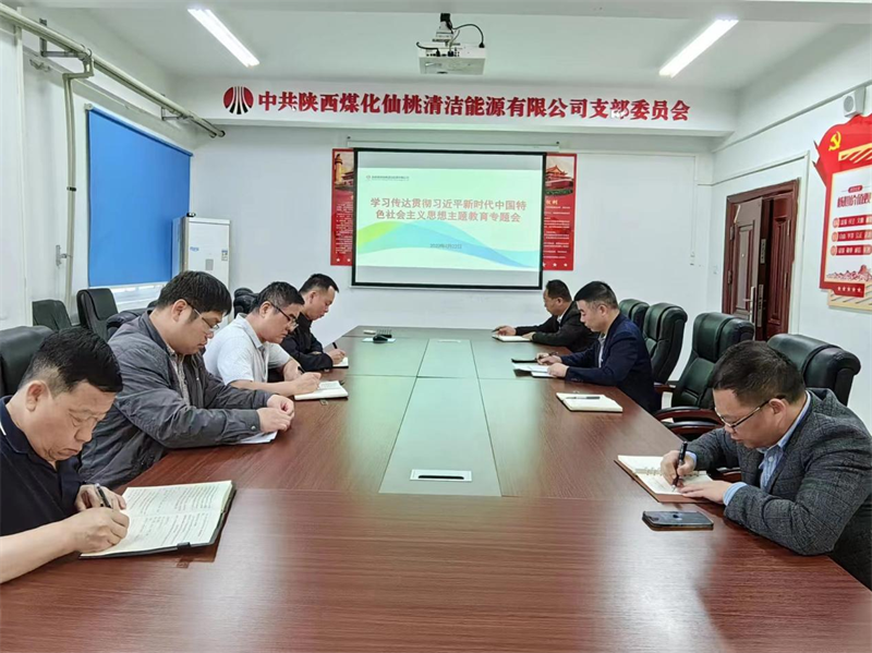 (二)公司所属各单位迅速传达学习新型能源公司主题教育动员会精神